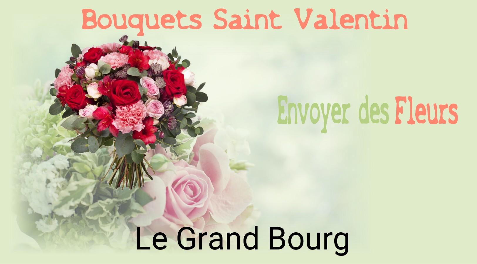 Roses de Saint-Valentin livrées à Le Grand-Bourg